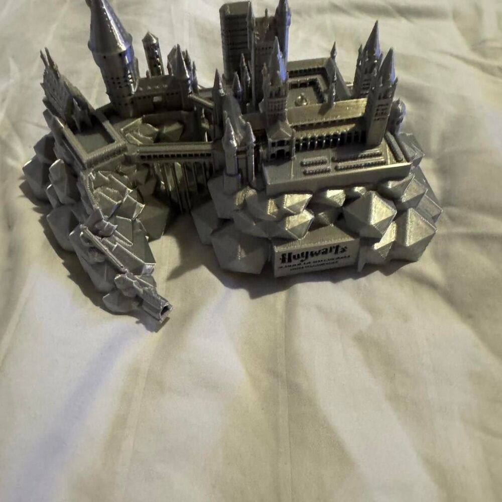 Miniature 3D Printed Hogwarts Castle